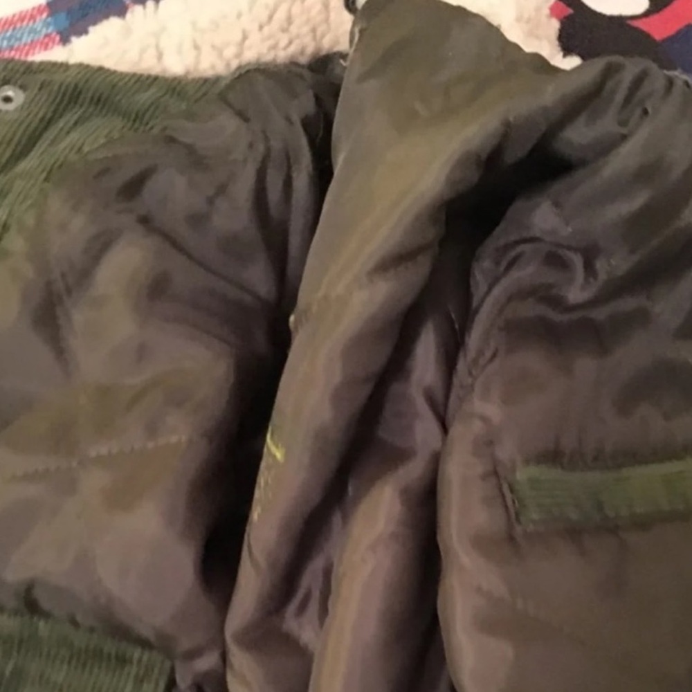 Olive Green Quilted Jacket